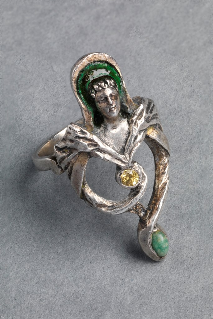 Bague "Buste romain"